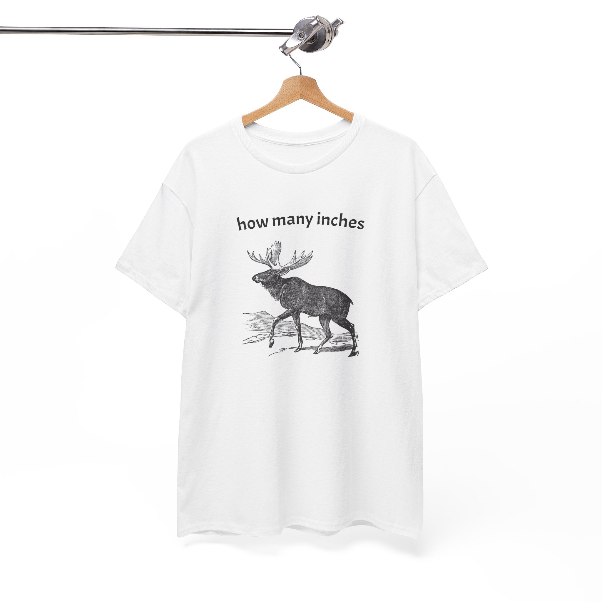 How many inches Moose Graphic Tee | Hunting Outdoors Tee