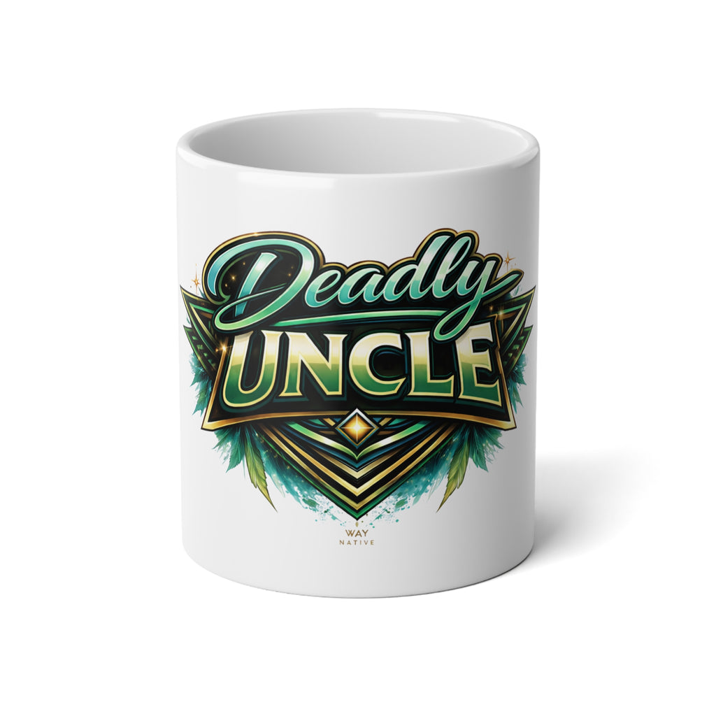 Deadly Uncle 20oz Jumbo Mug — Bold Graphic Coffee Cup for Proud Uncles