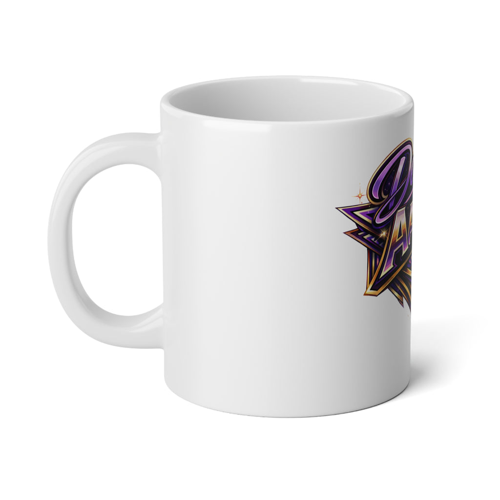Deadly Aana 20oz Jumbo Mug – Bold Purple Gaming Logo Coffee Cup
