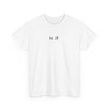 Is It minimalist text tee | simple typography t-shirt