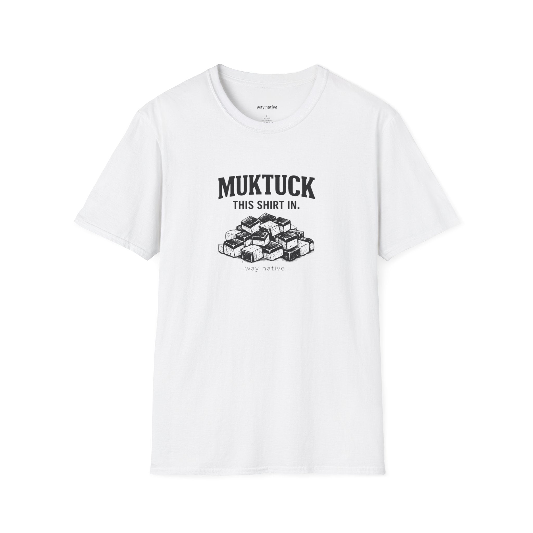 Muktuck "This Shirt In." T‑Shirt — Vintage Seafood Shack Graphic Tee