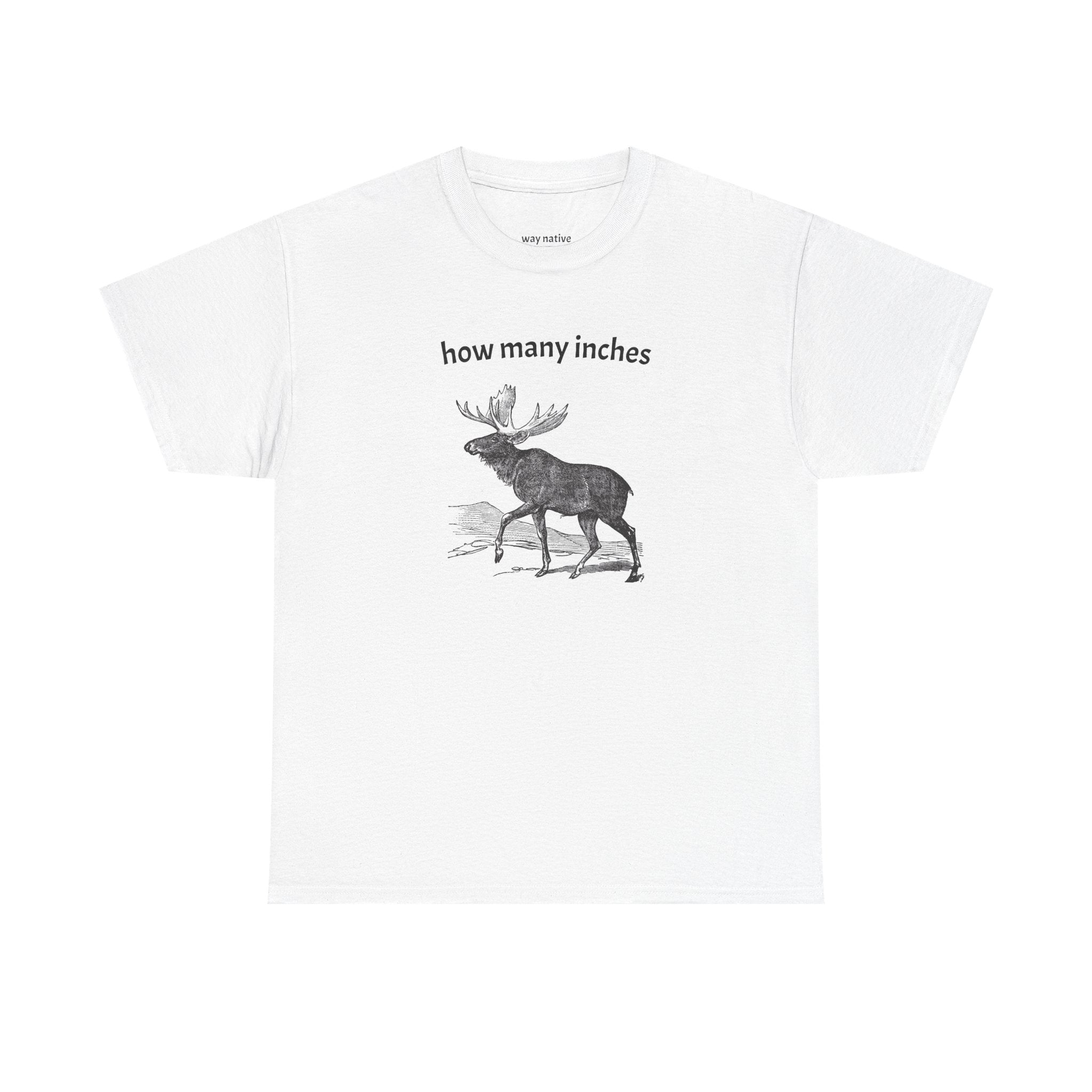 How many inches Moose Graphic Tee | Hunting Outdoors Tee