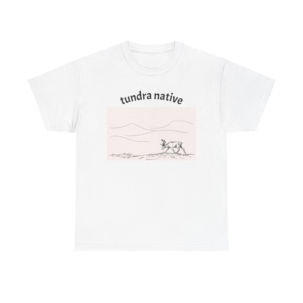 Tundra Natives Life Tee | Indigenous Hunting, Berry Gathering Artwork