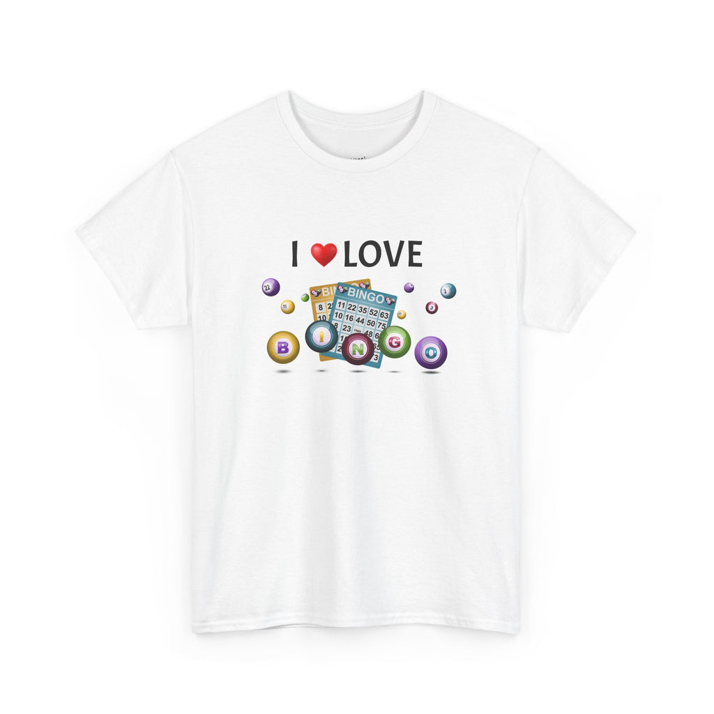 Bingo Cart with Balls Let's Play T-Shirt | Bingo Night Tee