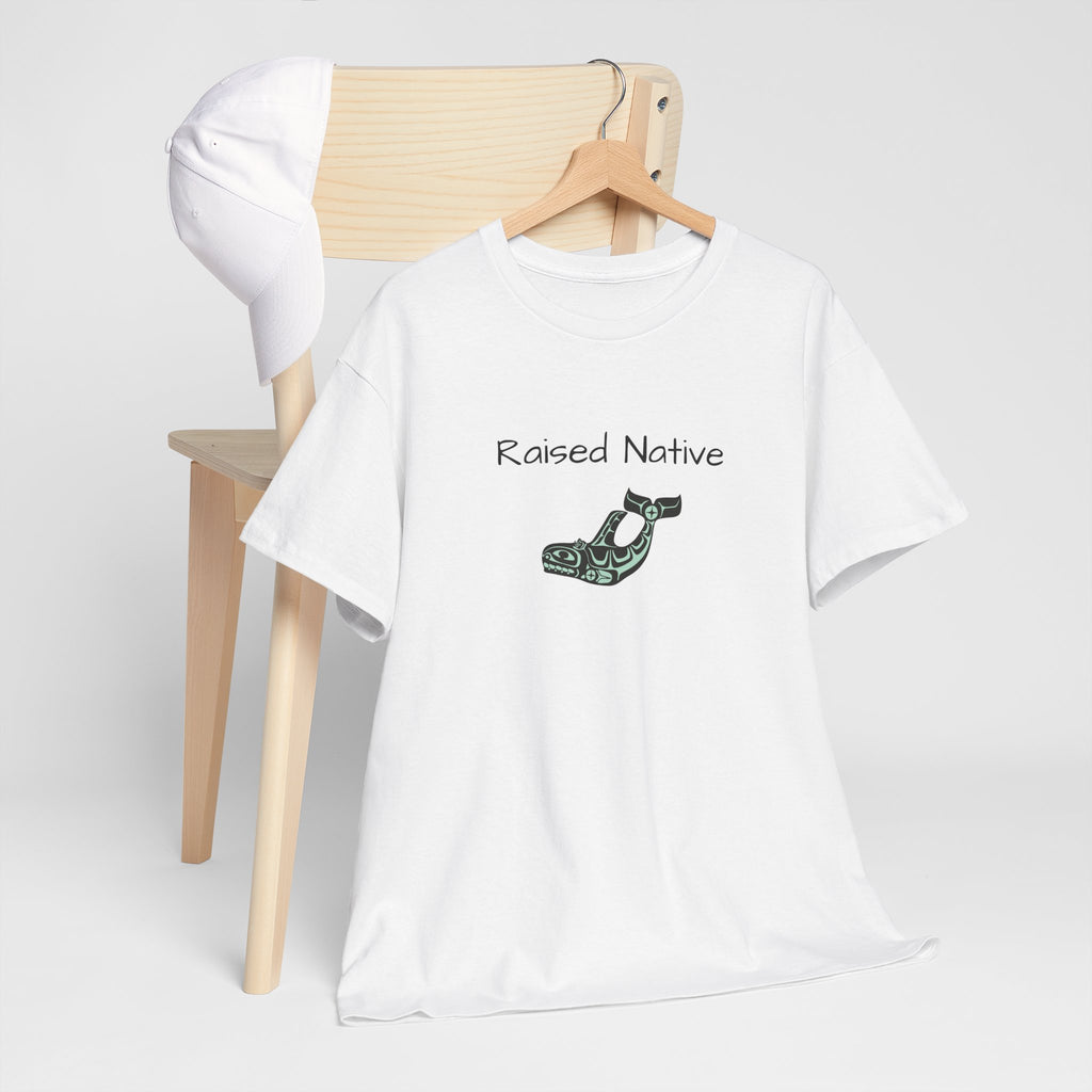 Raised Native, Floral Whale Tee | Indigenous Pride, Nature Illustration