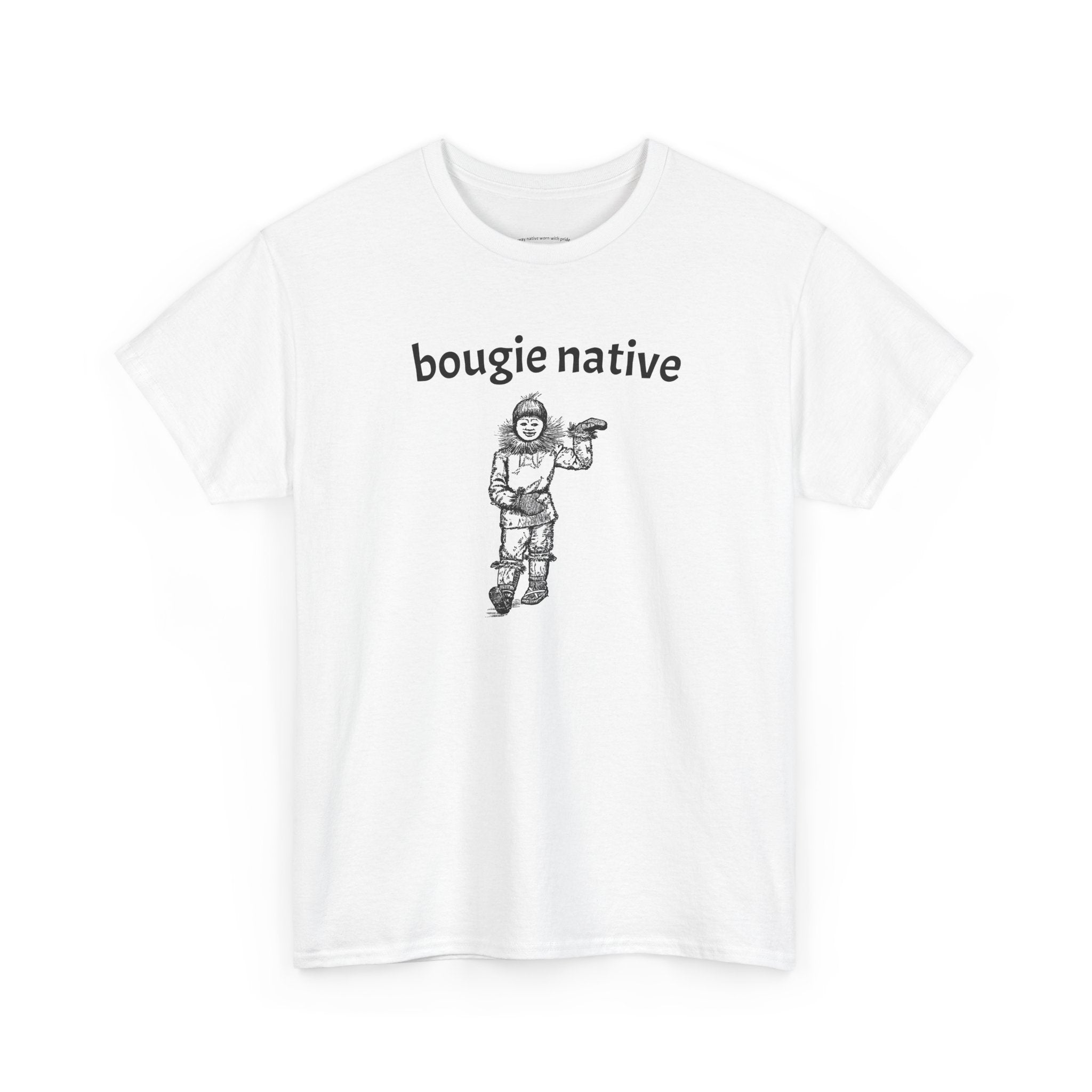 Bougie Native shirt | Graphic Tee with Vintage Cartoon Character