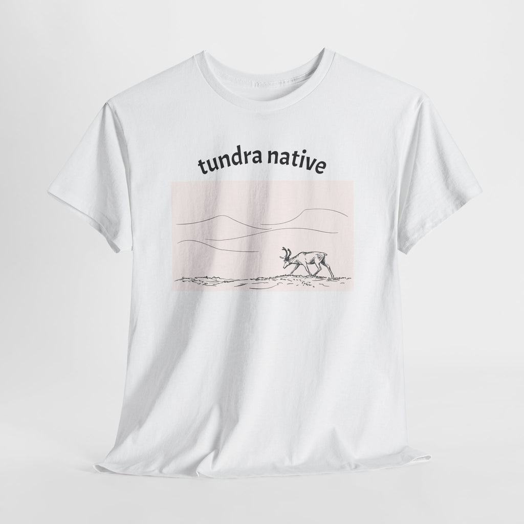 Tundra Natives Life Tee | Indigenous Hunting, Berry Gathering Artwork