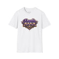 Deadly Aana Graphic T‑Shirt — Retro Purple & Gold Gaming Logo Tee