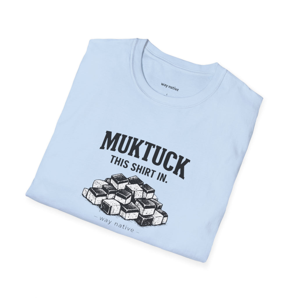 Muktuck "This Shirt In." T‑Shirt — Vintage Seafood Shack Graphic Tee