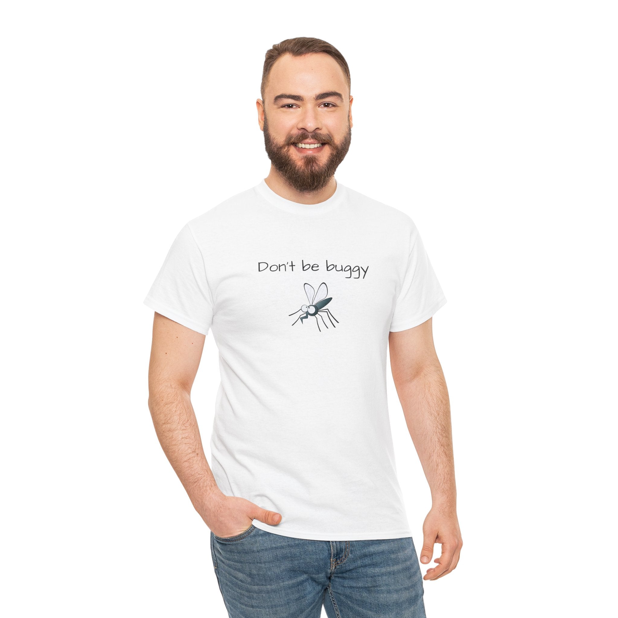 Don’t Be Buggy T-Shirt | Cute Mosquito Illustration