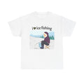 I Love Ice Fishing tee | Ice Fishing Graphic T-Shirt, Winter Outdoors Fishing Shirt