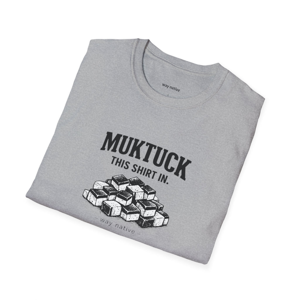 Muktuck "This Shirt In." T‑Shirt — Vintage Seafood Shack Graphic Tee