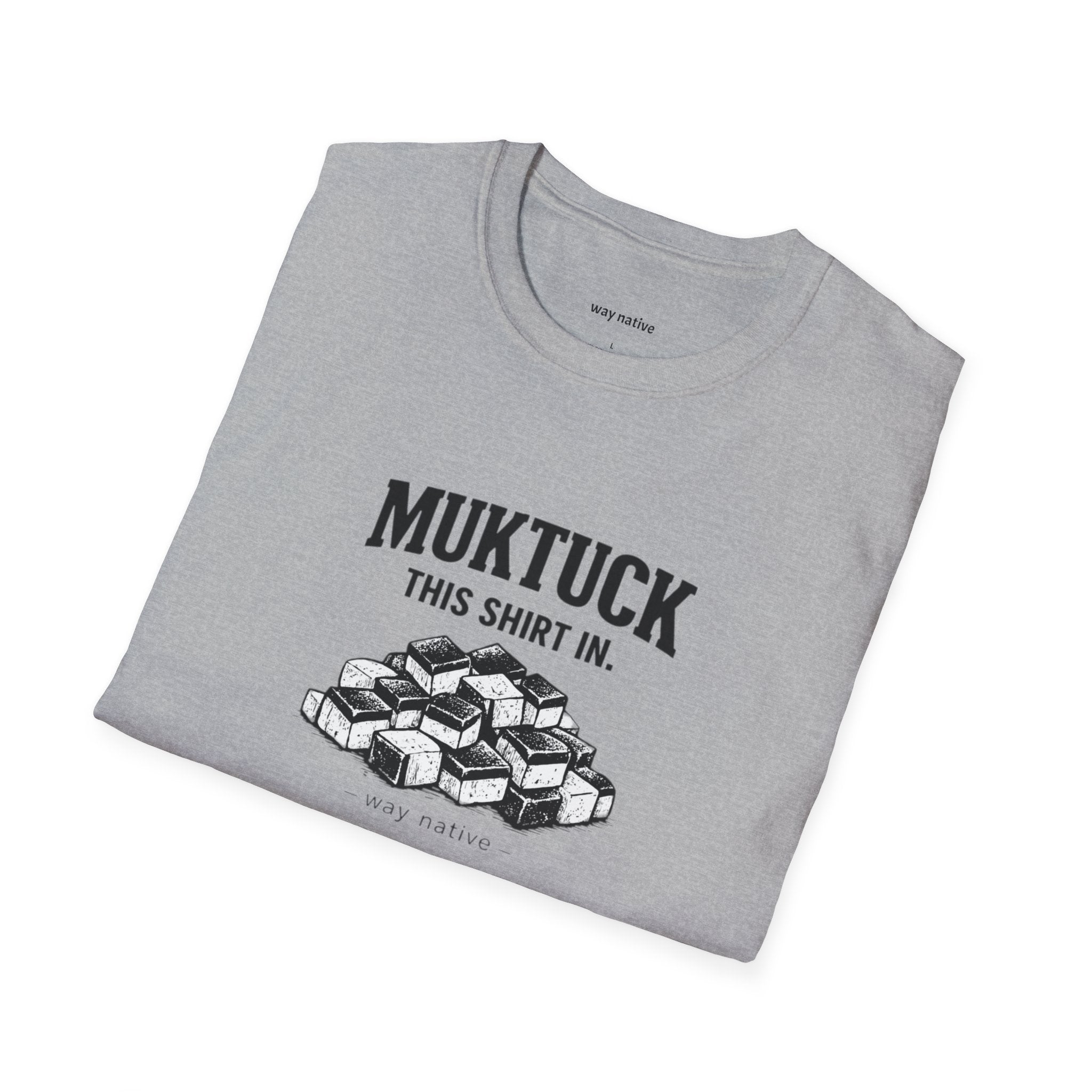 Muktuck "This Shirt In." T‑Shirt — Vintage Seafood Shack Graphic Tee
