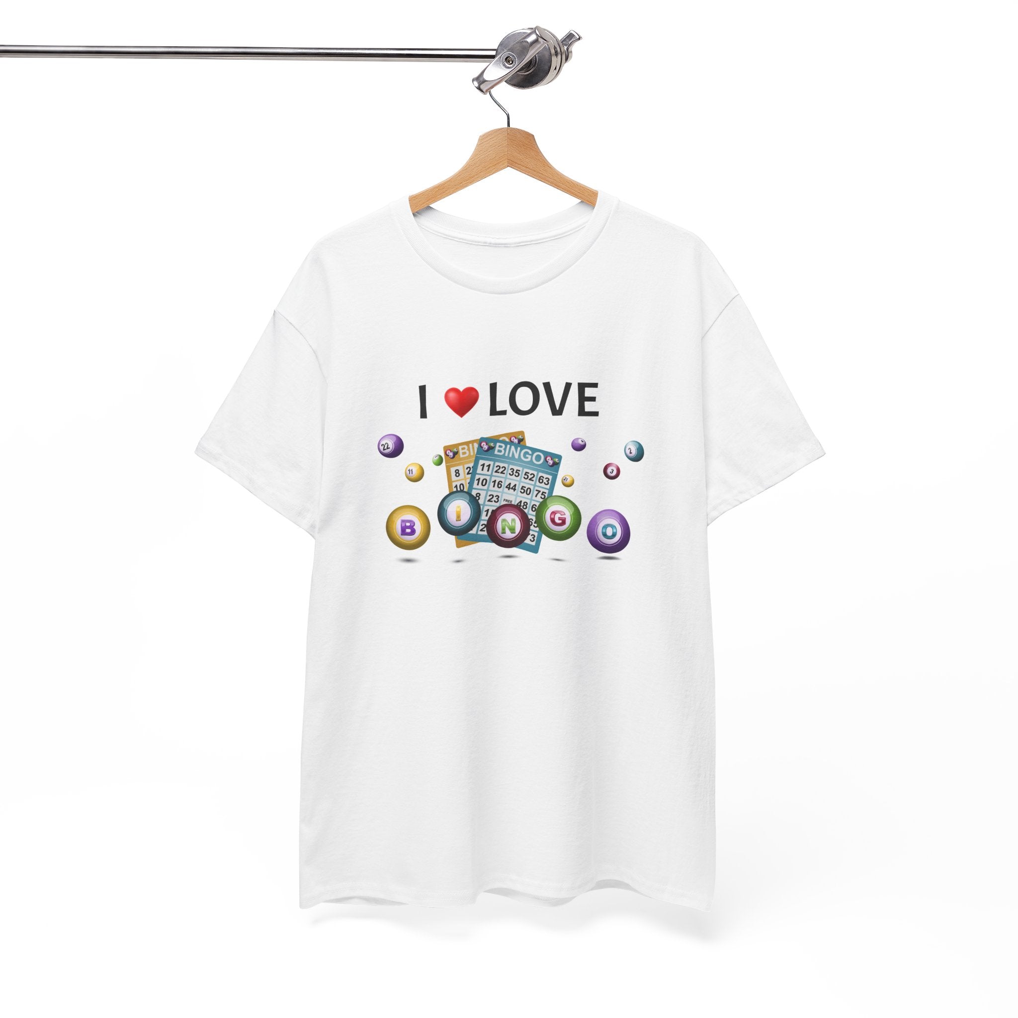 Bingo Cart with Balls Let's Play T-Shirt | Bingo Night Tee