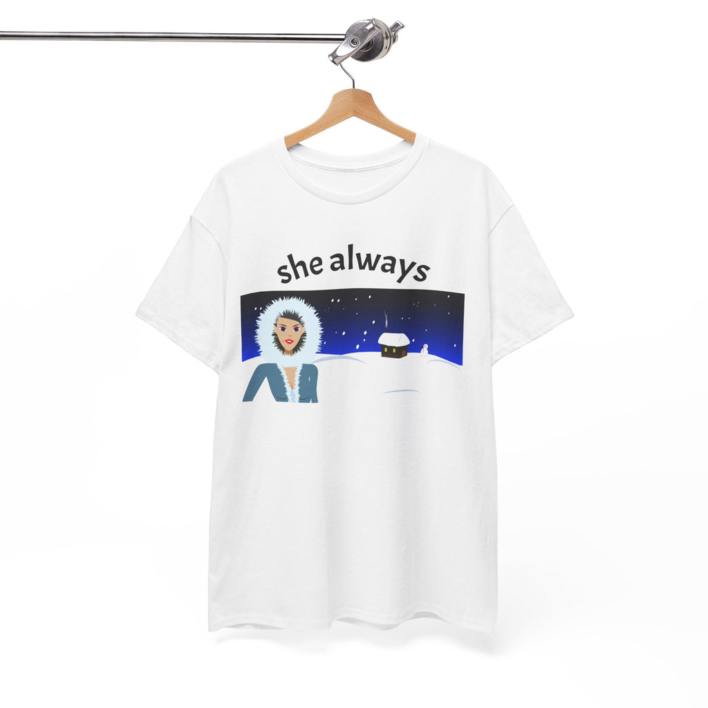 She Always Is My Wife Tee | Funny Native Saying, Auntie Humor