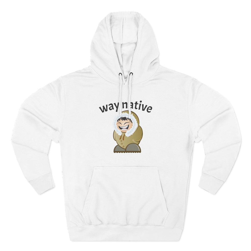 Way Native Sloth Hoodie — Cute Relaxed Animal Graphic Pullover
