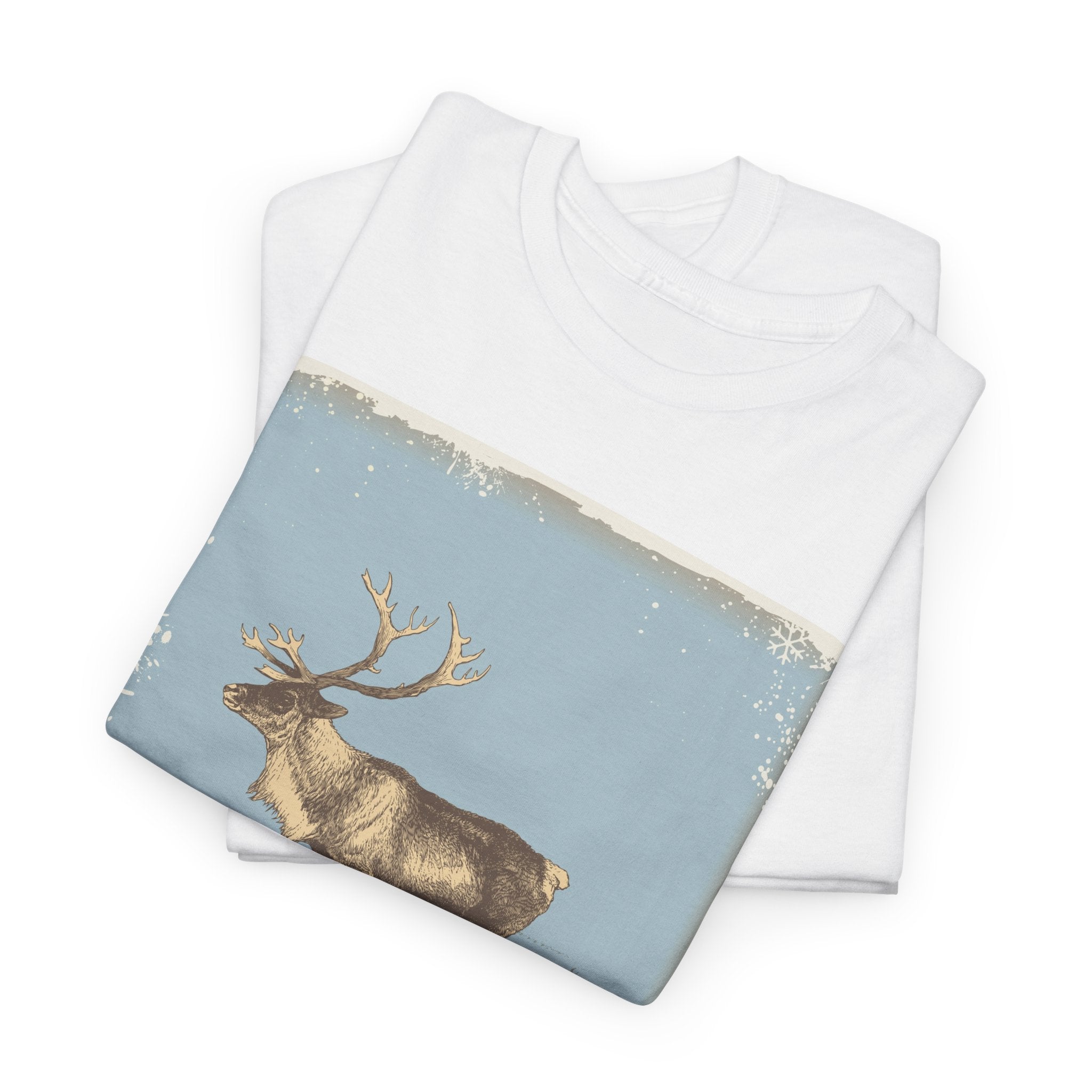 Vintage Moose Illustration T-Shirt | Rustic Animal Poster Design
