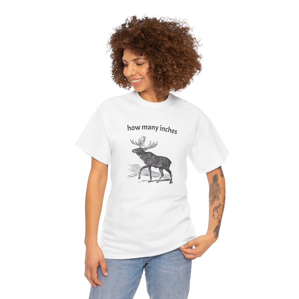 How many inches Moose Graphic Tee | Hunting Outdoors Tee