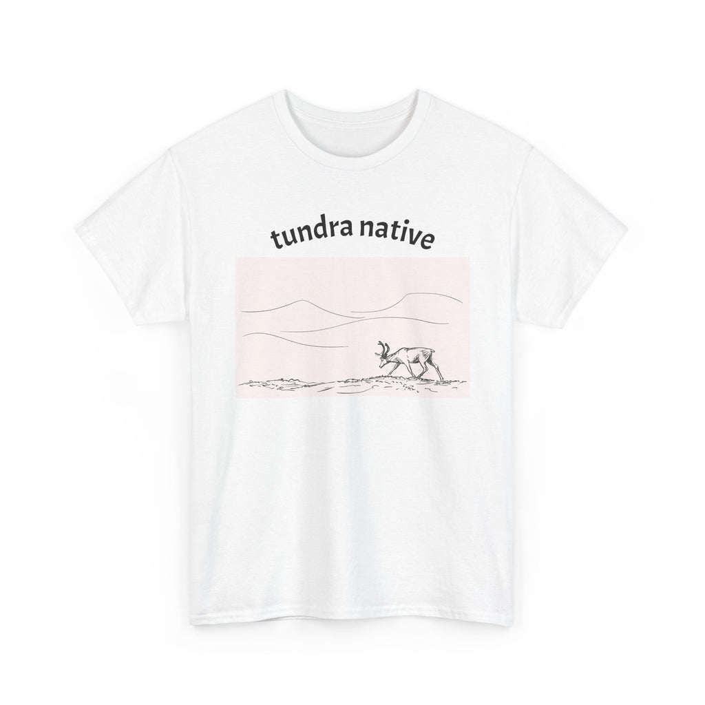 Tundra Natives Life Tee | Indigenous Hunting, Berry Gathering Artwork