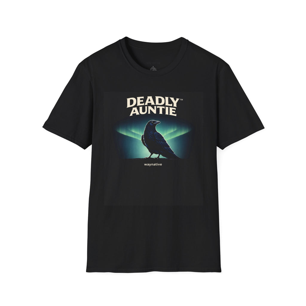 Deadly Auntie T-Shirt — Raven Graphic Gothic Tee