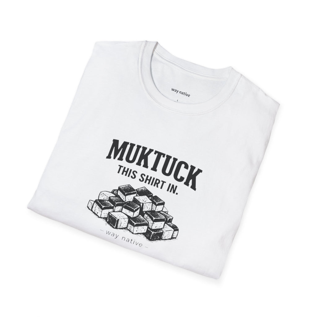 Muktuck "This Shirt In." T‑Shirt — Vintage Seafood Shack Graphic Tee