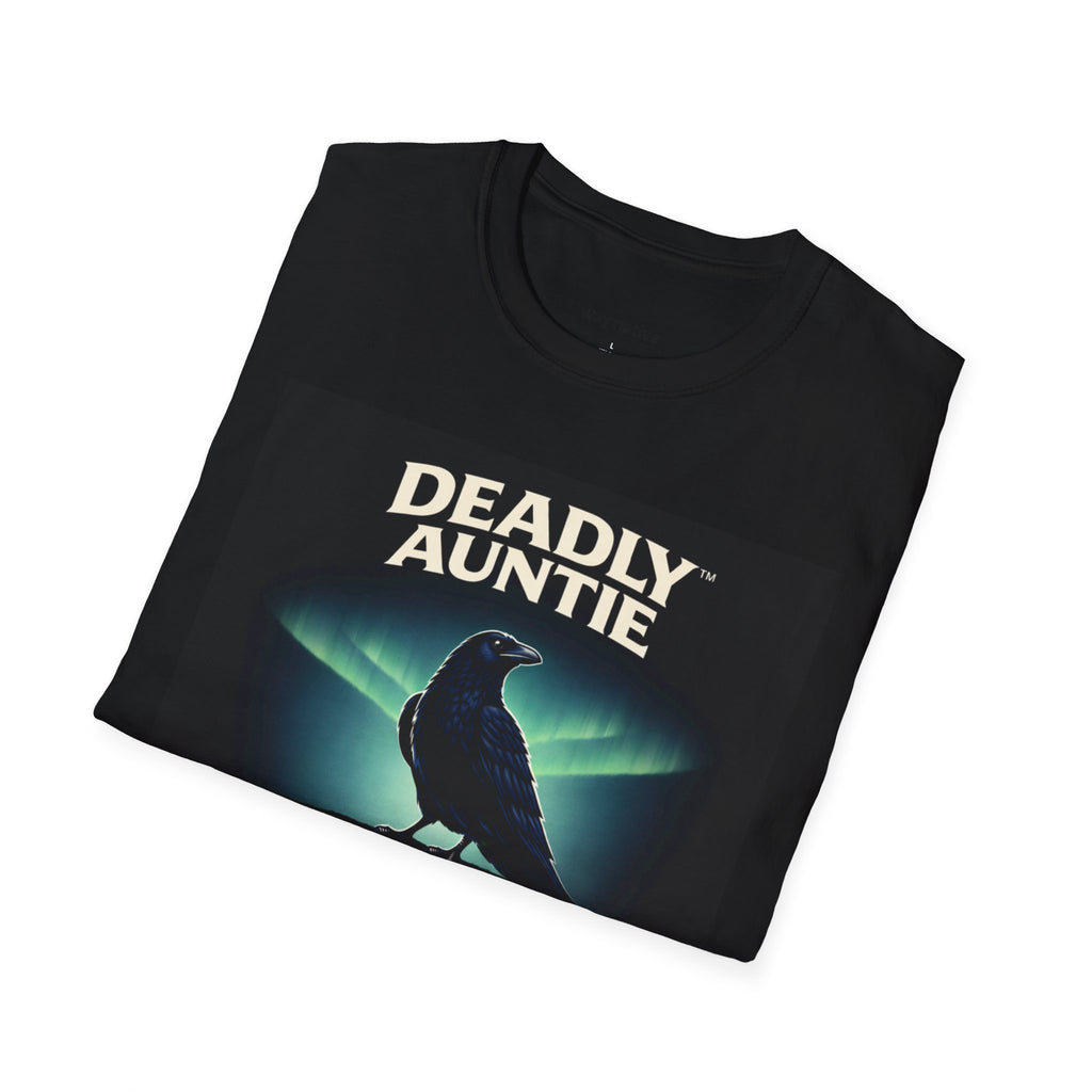 Deadly Auntie T-Shirt — Raven Graphic Gothic Tee