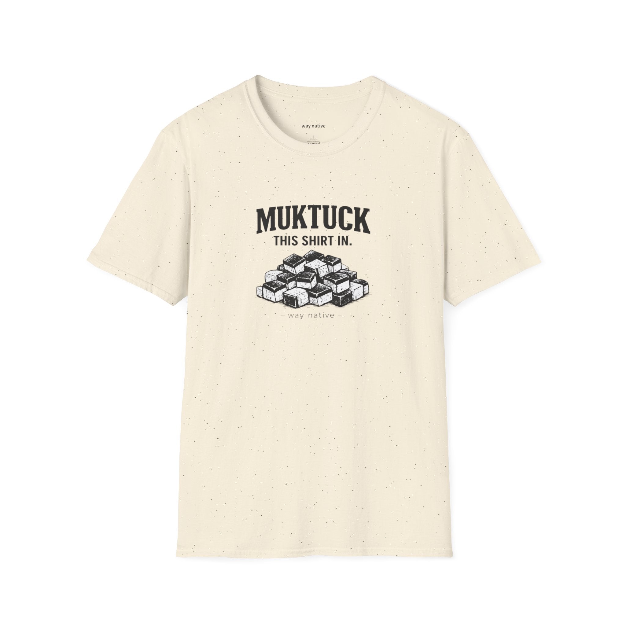 Muktuck "This Shirt In." T‑Shirt — Vintage Seafood Shack Graphic Tee