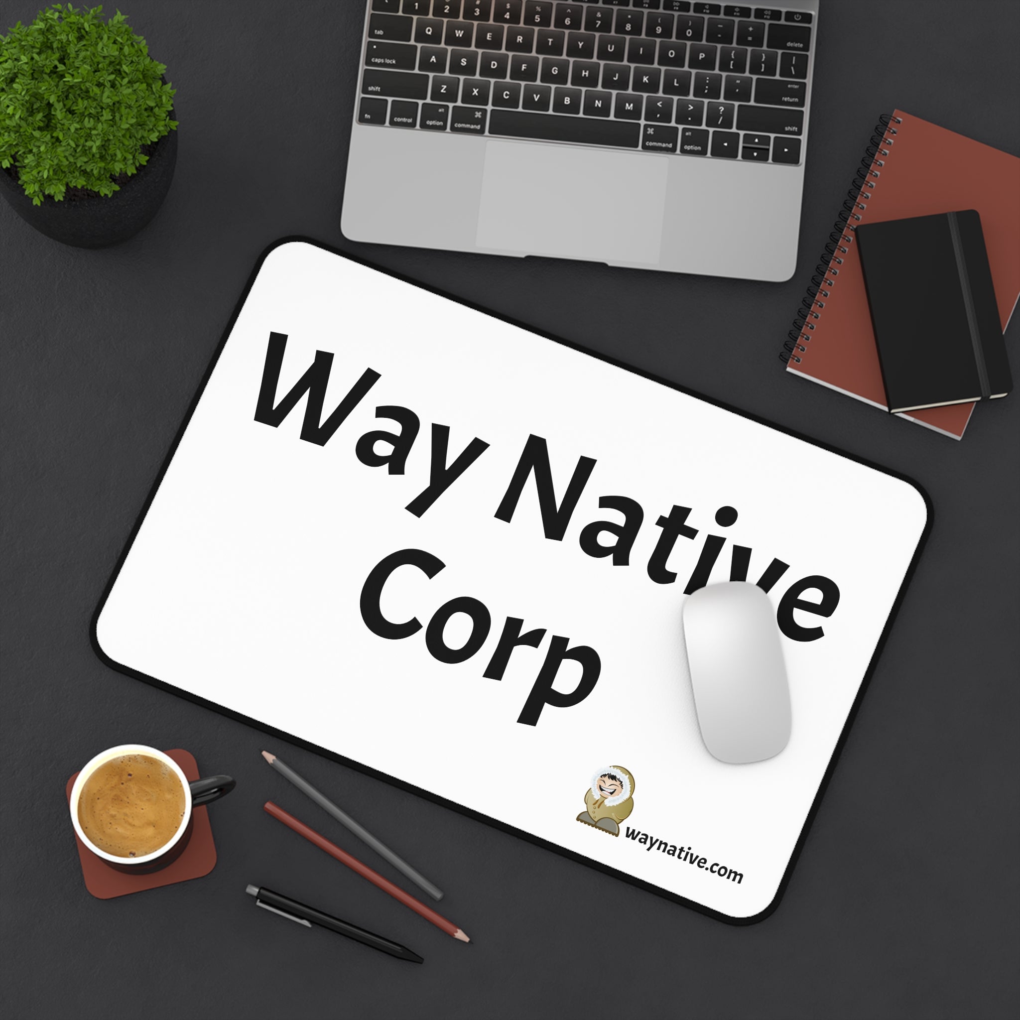 Way Village Corp Desk Mat — Custom Office Mouse Pad