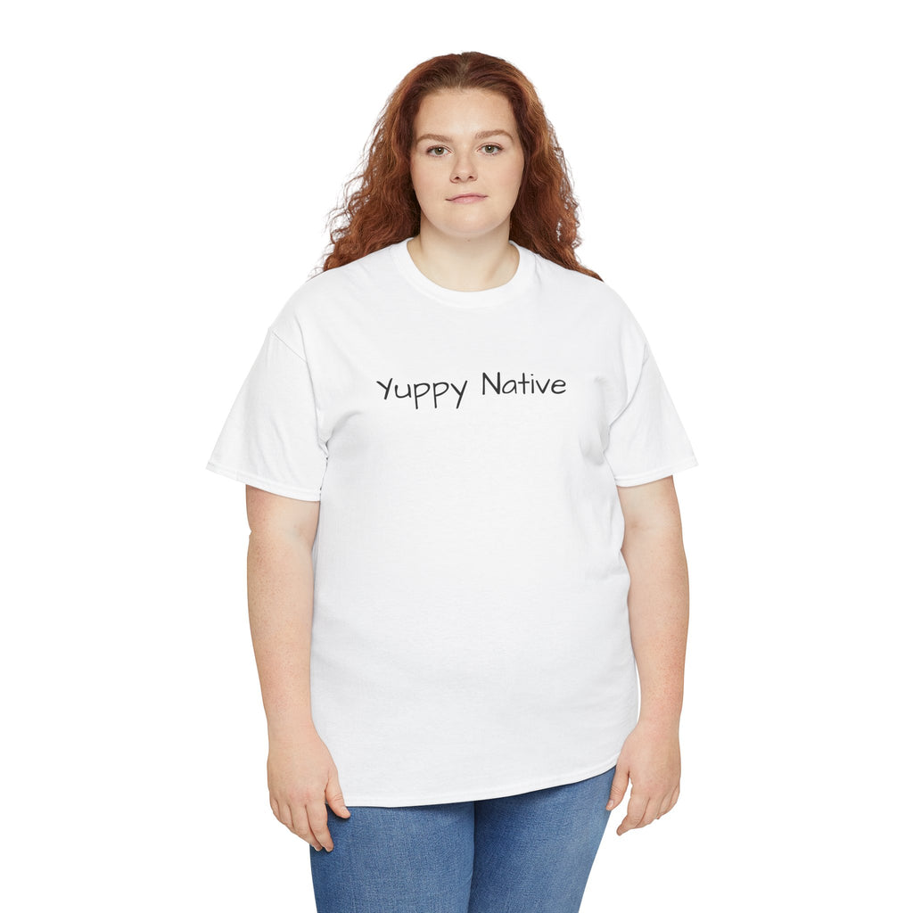 Yuppy Native Tee | Minimal Script Text Shirt