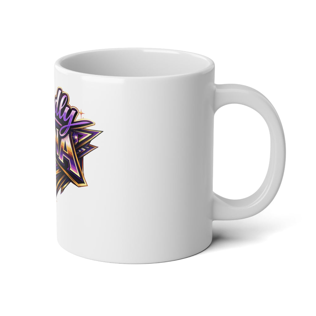 Deadly Aana 20oz Jumbo Mug – Bold Purple Gaming Logo Coffee Cup