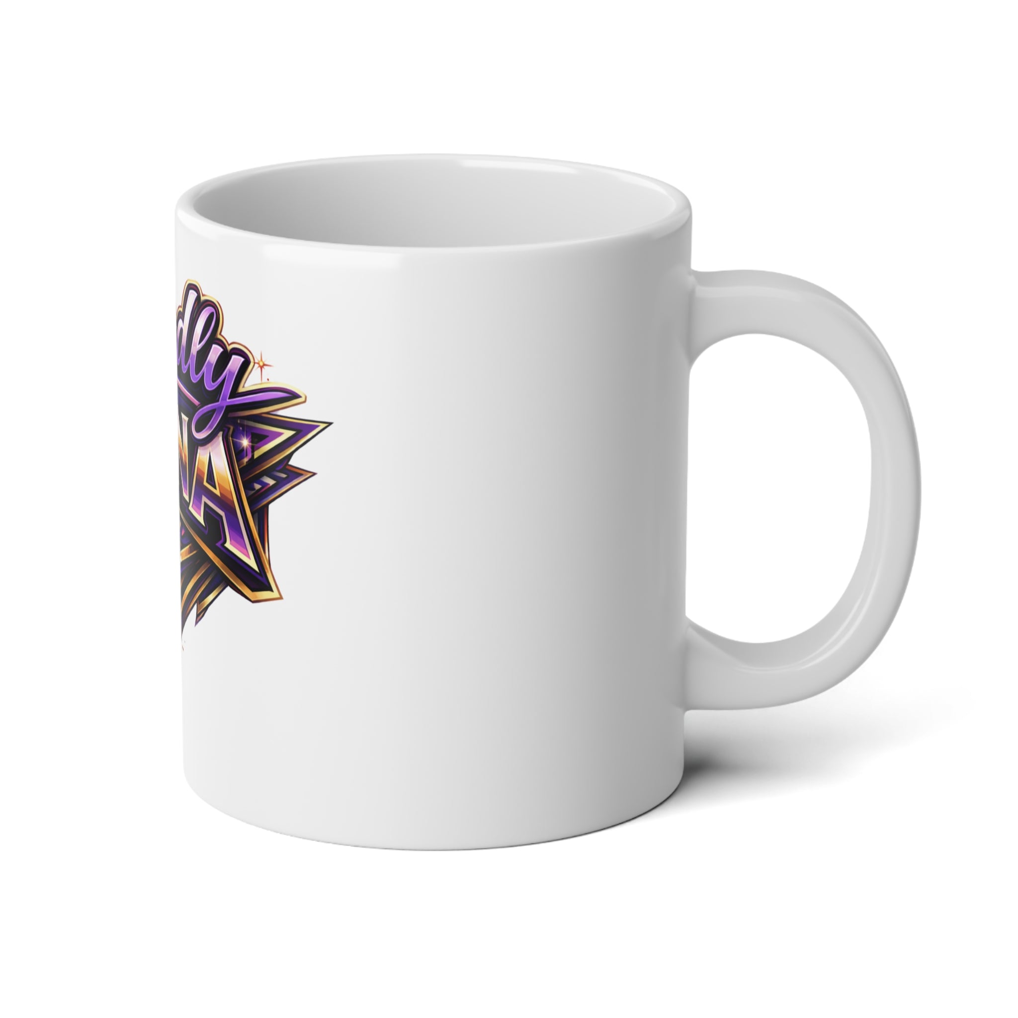 Deadly Aana 20oz Jumbo Mug – Bold Purple Gaming Logo Coffee Cup