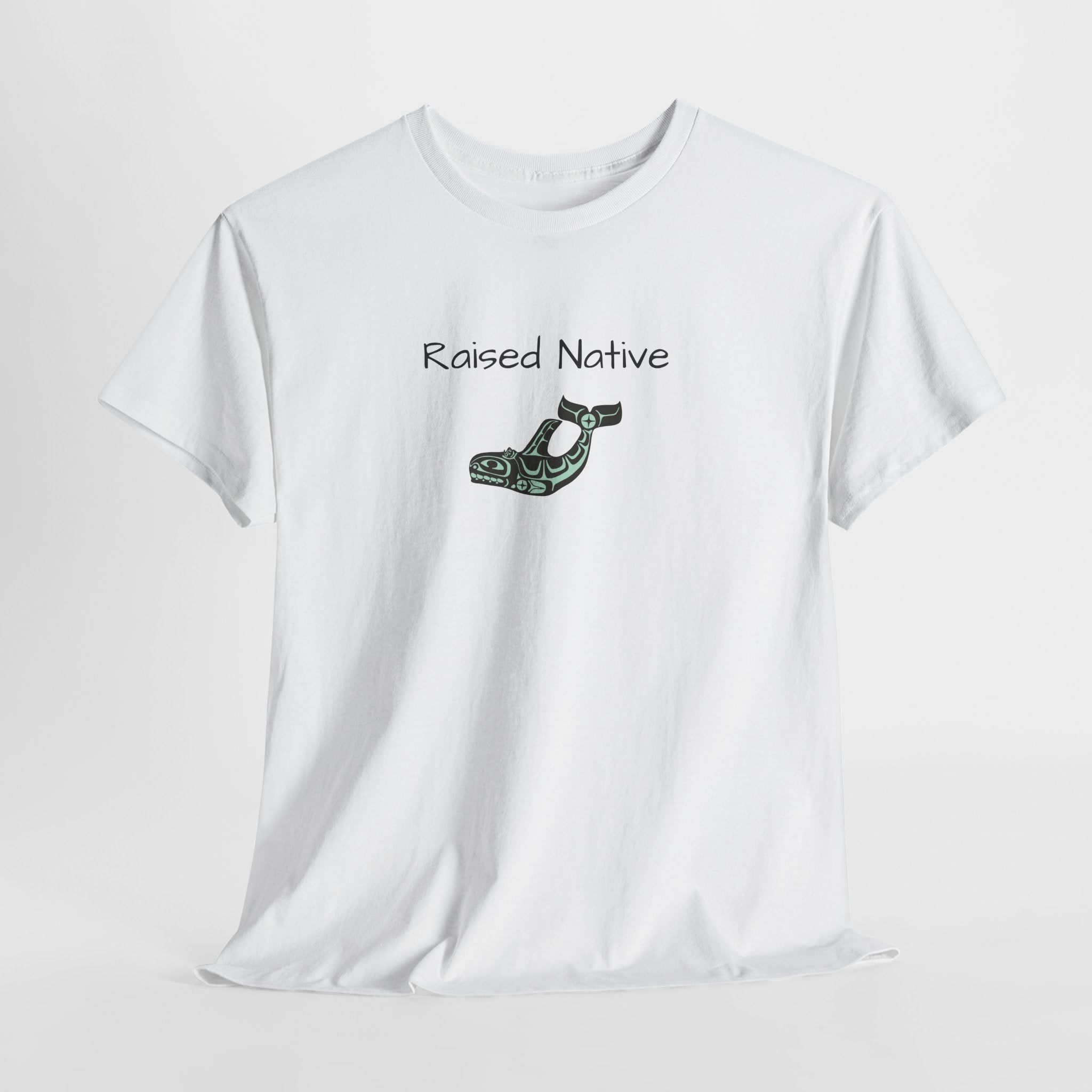 Raised Native, Floral Whale Tee | Indigenous Pride, Nature Illustration