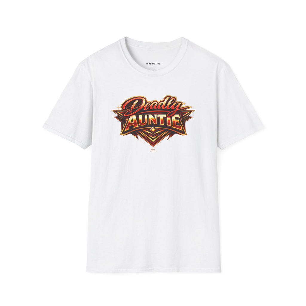 Deadly Auntie T-Shirt — Bold Retro Graphic Tee for Fierce Aunts