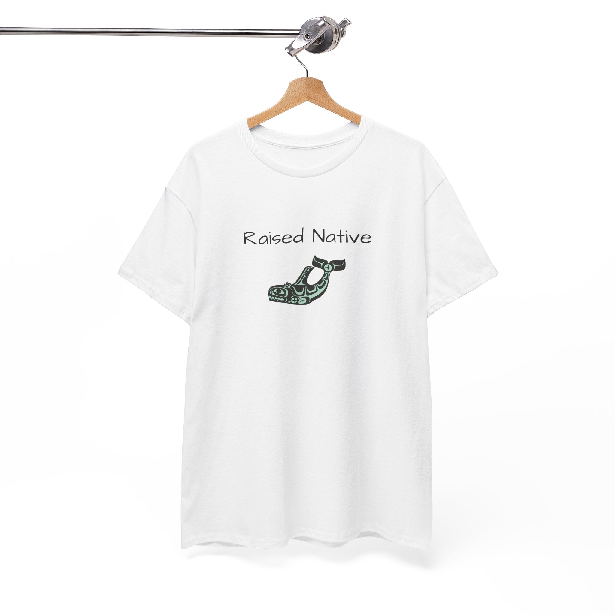 Raised Native, Floral Whale Tee | Indigenous Pride, Nature Illustration
