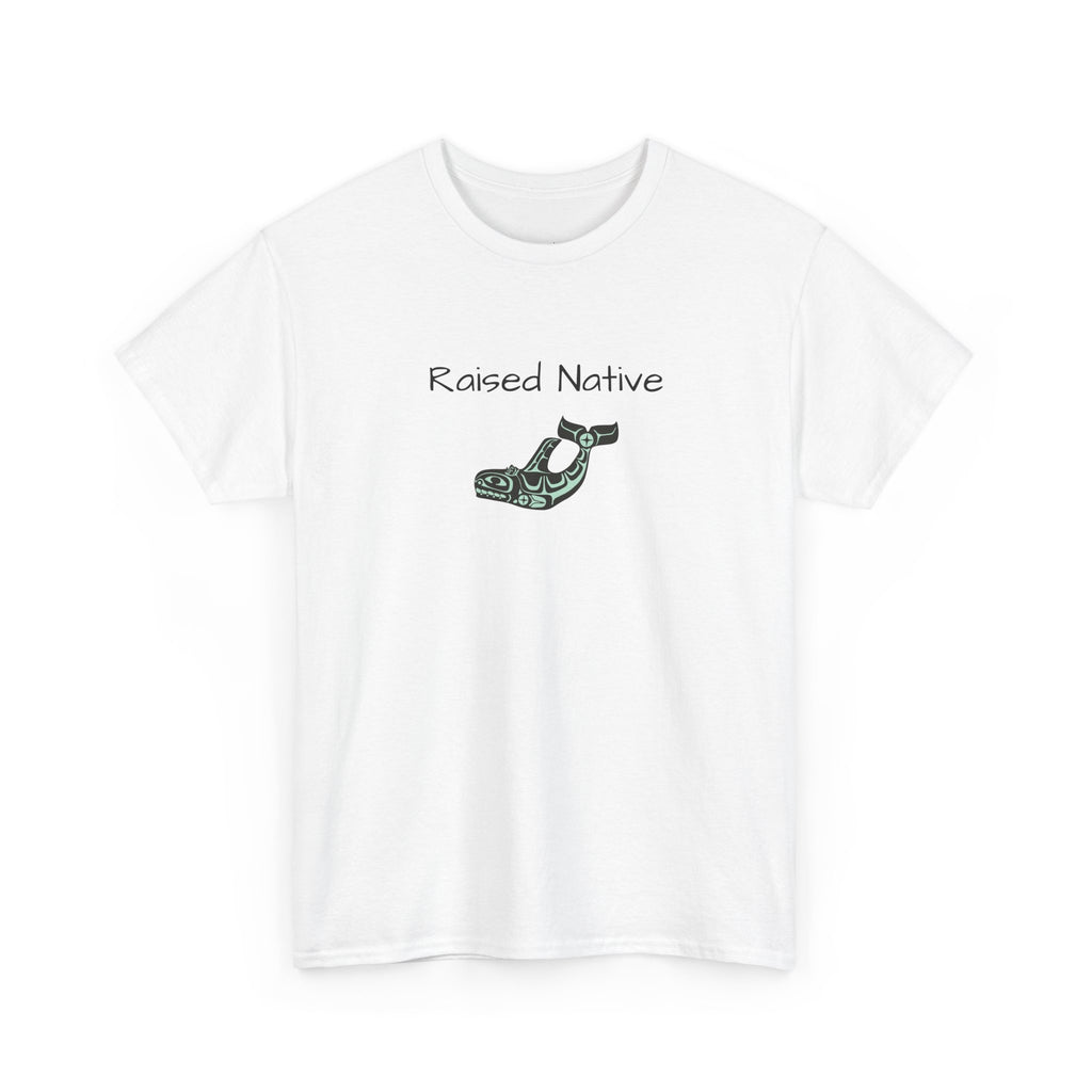 Raised Native, Floral Whale Tee | Indigenous Pride, Nature Illustration