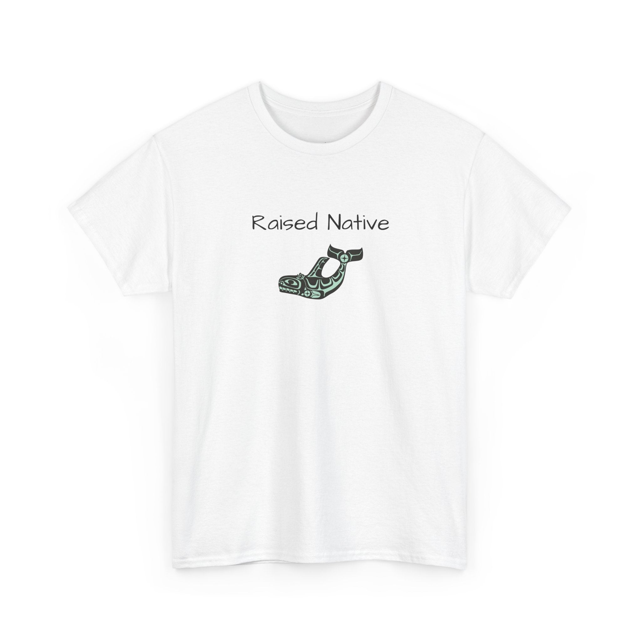 Raised Native, Floral Whale Tee | Indigenous Pride, Nature Illustration