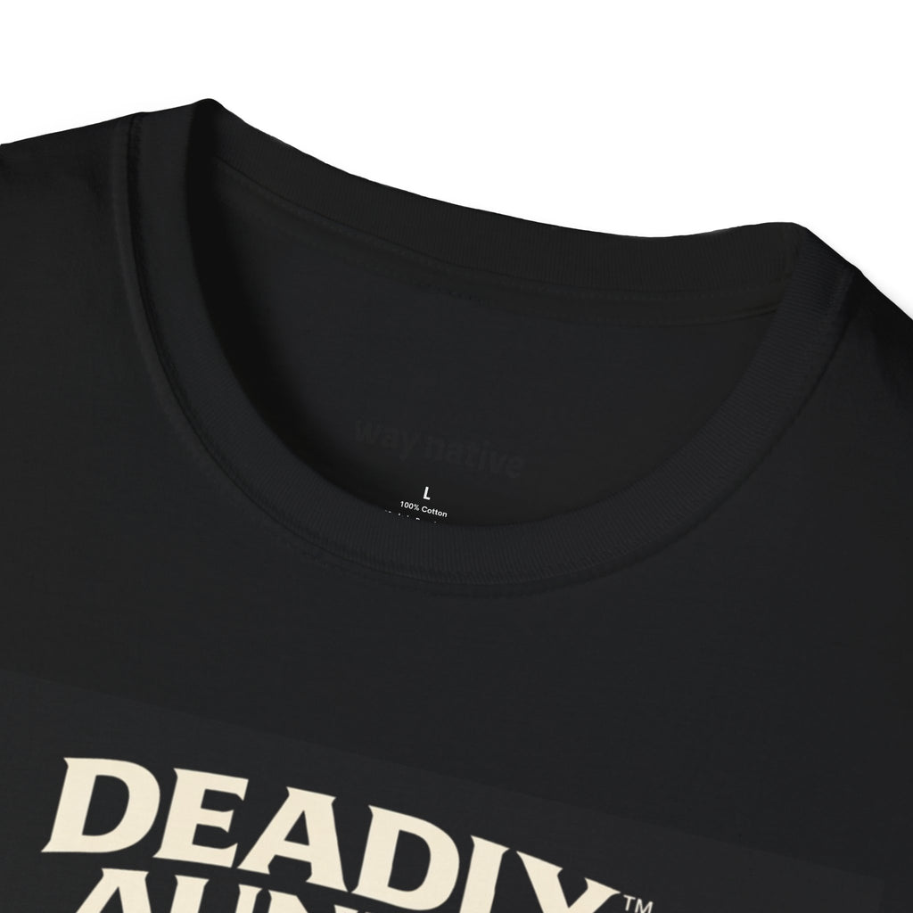 Deadly Auntie T-Shirt — Raven Graphic Gothic Tee