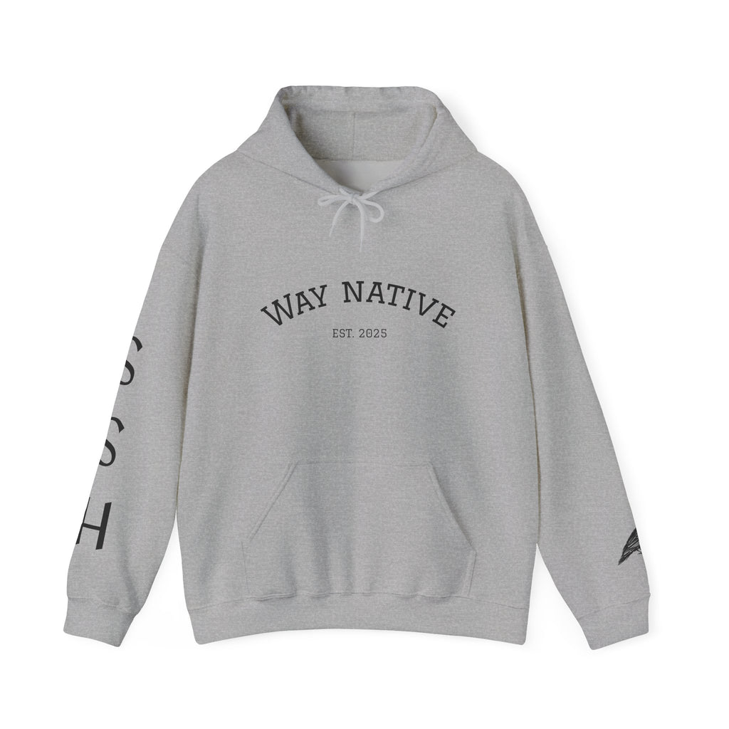Way Native Eskimo Graphic Hoodie — Cozy Arctic Cartoon Pullover