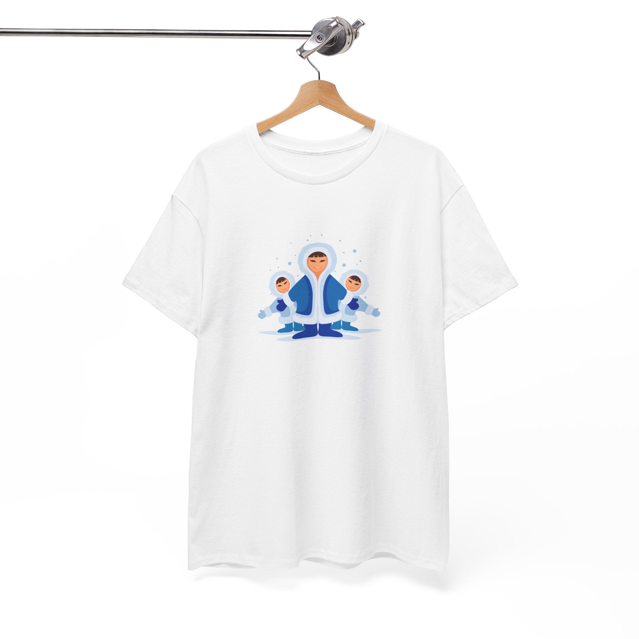 Meditating Eskimo Kids Tee | Inuit Winter Kids Meditation Shirt