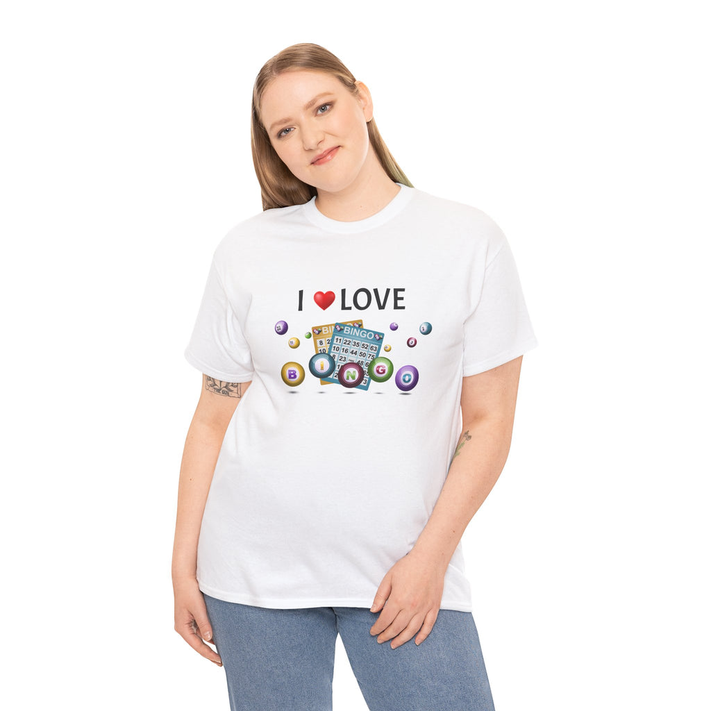 Bingo Cart with Balls Let's Play T-Shirt | Bingo Night Tee