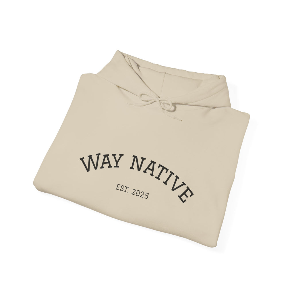 Way Native Eskimo Graphic Hoodie — Cozy Arctic Cartoon Pullover