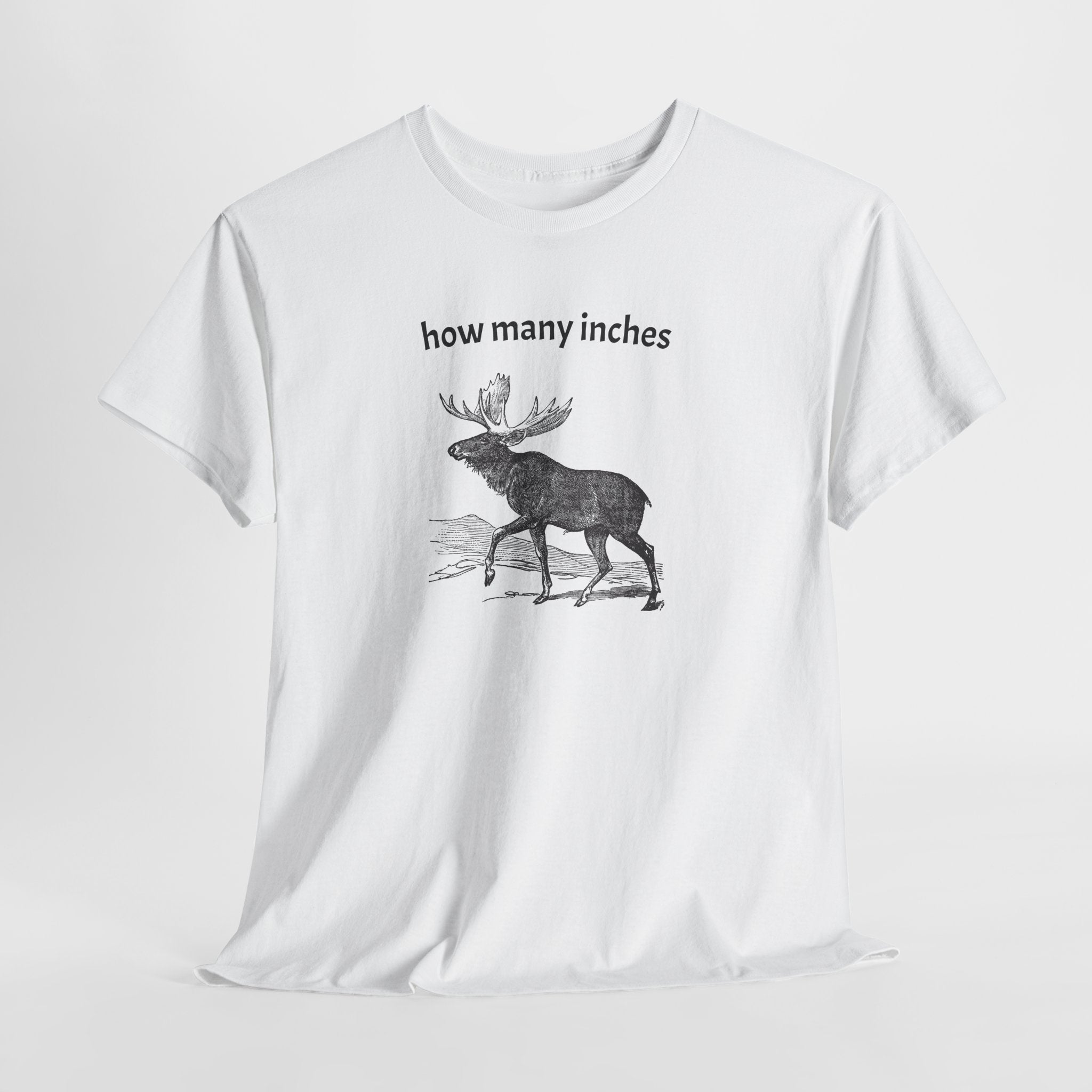 How many inches Moose Graphic Tee | Hunting Outdoors Tee