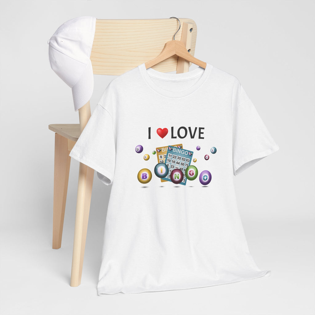 Bingo Cart with Balls Let's Play T-Shirt | Bingo Night Tee