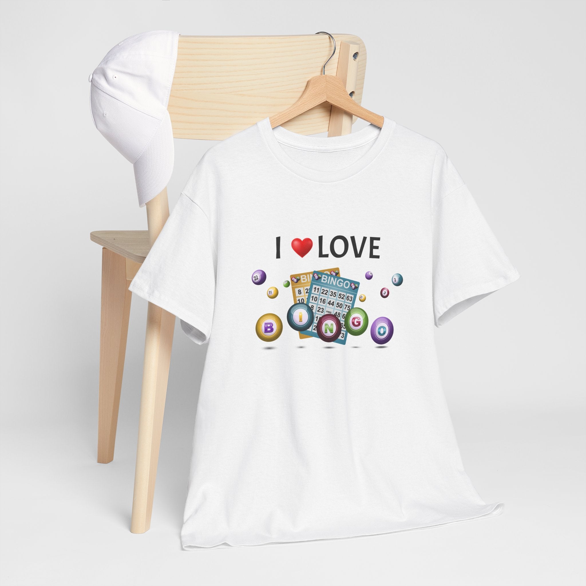 Bingo Cart with Balls Let's Play T-Shirt | Bingo Night Tee
