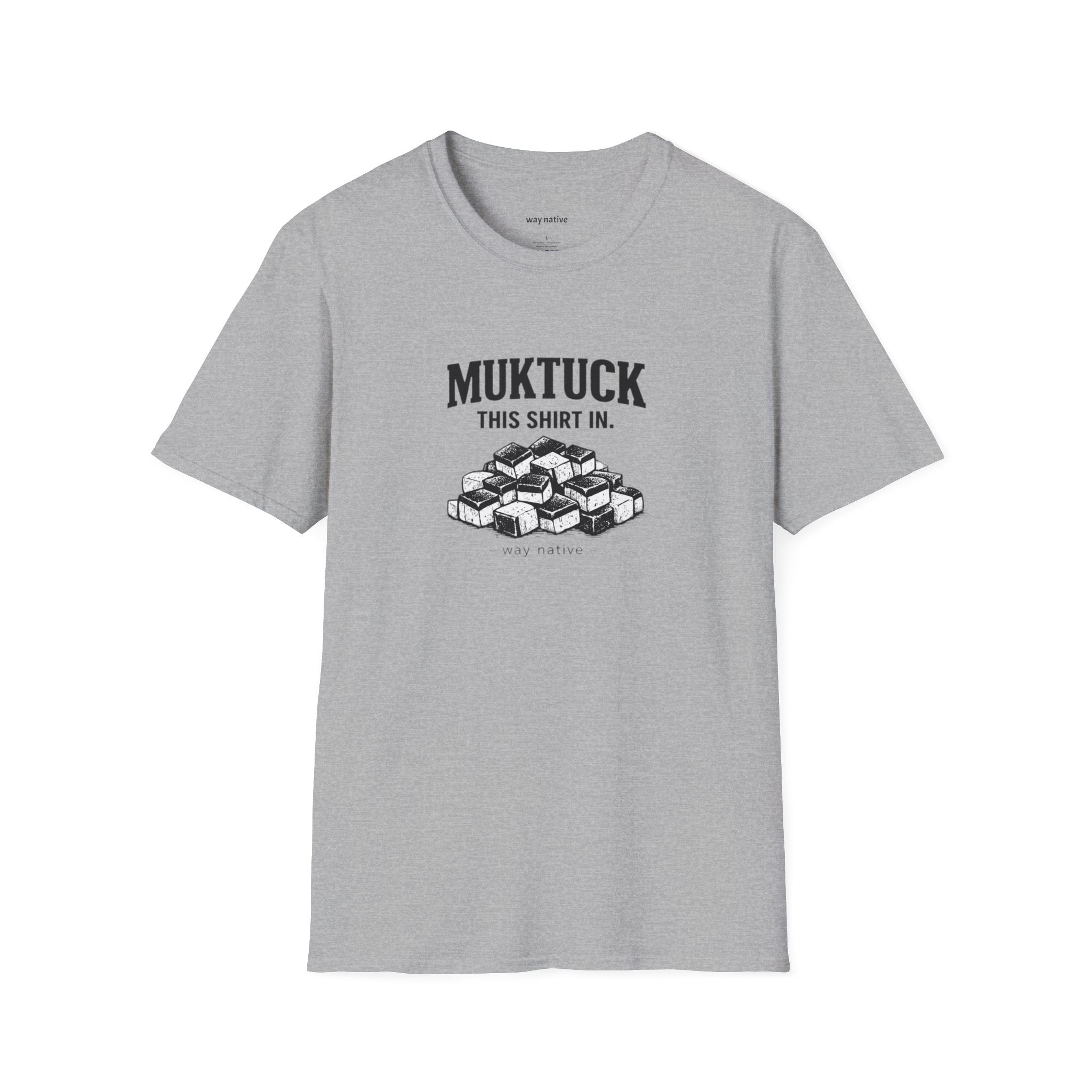 Muktuck "This Shirt In." T‑Shirt — Vintage Seafood Shack Graphic Tee