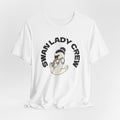 Swan Lady Crew Tee — Cute Swan Graphic T-Shirt