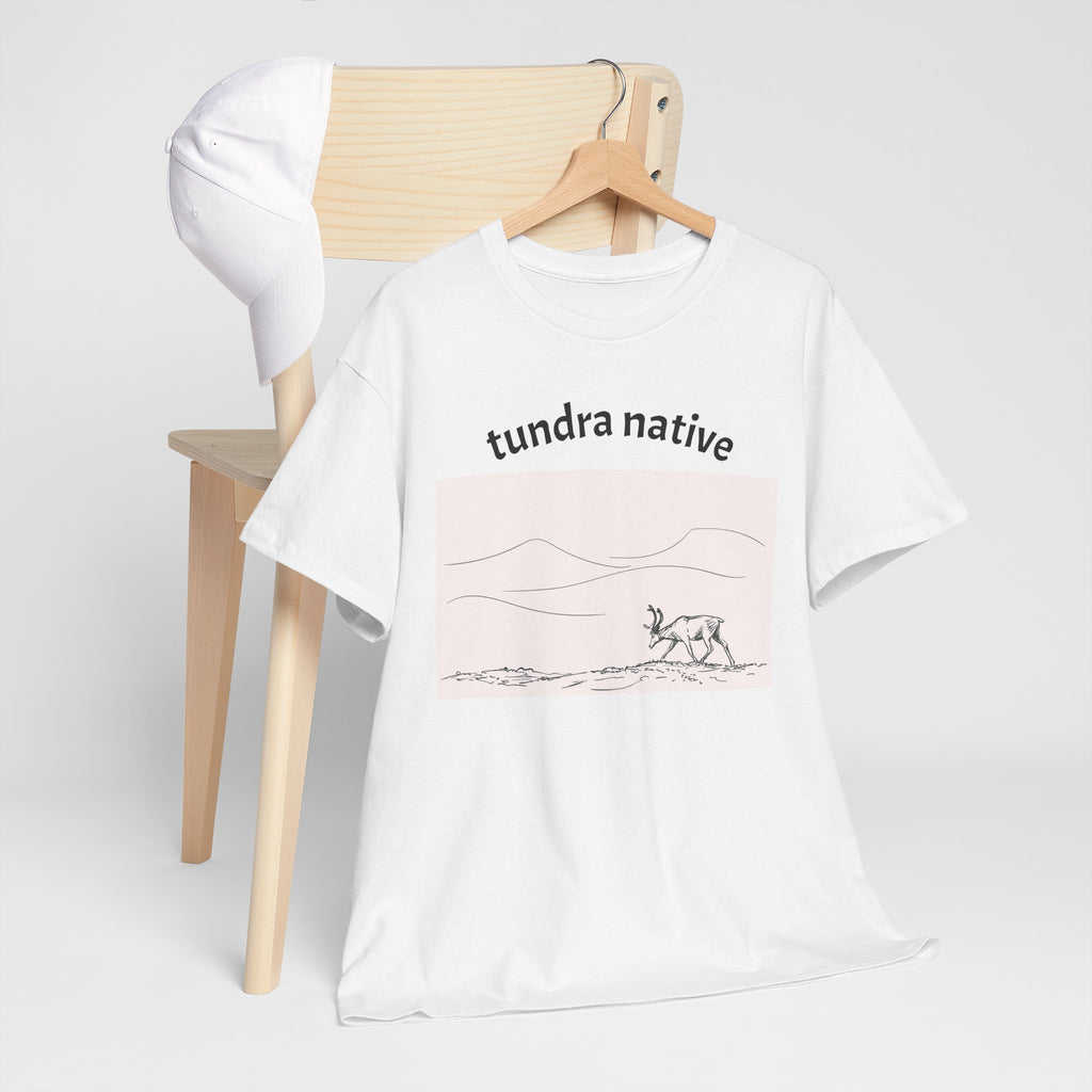 Tundra Natives Life Tee | Indigenous Hunting, Berry Gathering Artwork