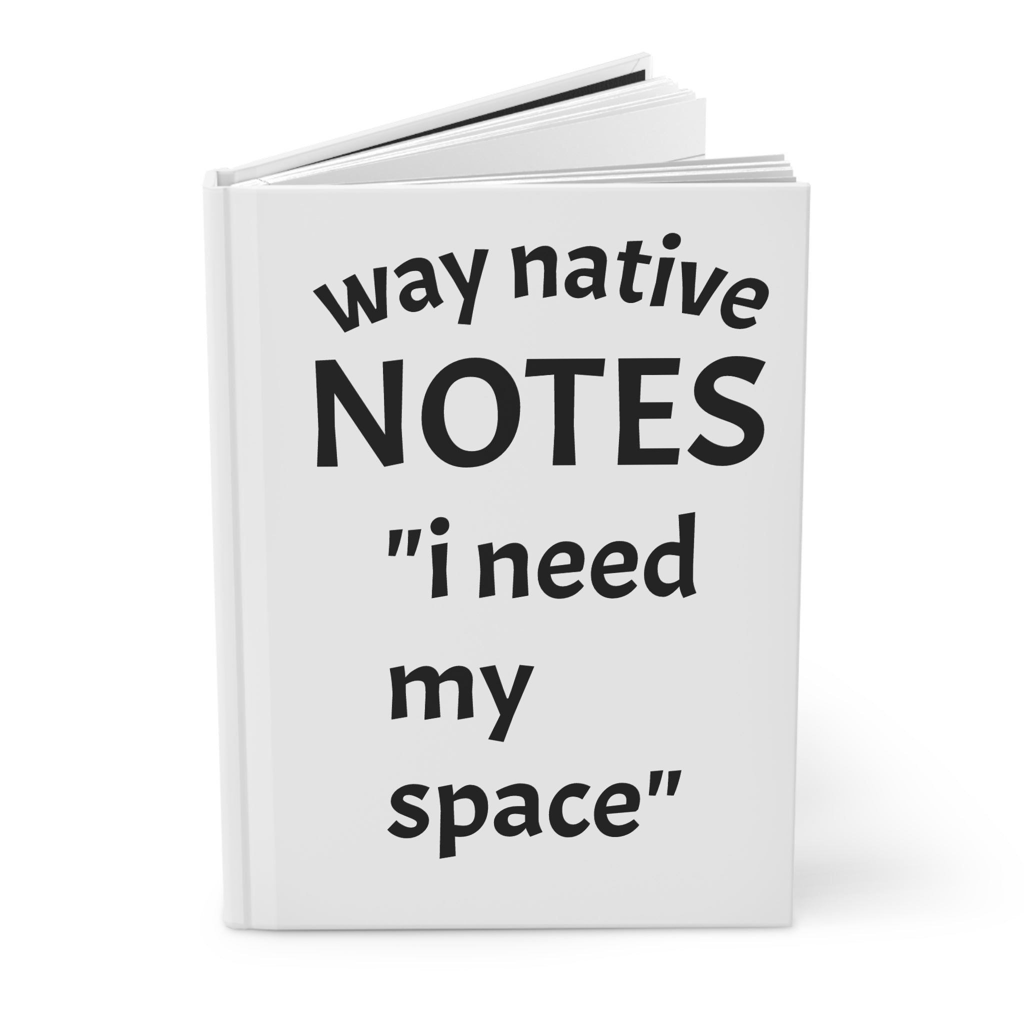 Hardcover Journal — 'I Need My Space' & Sisterly Love Cute Eskimo Notebooks