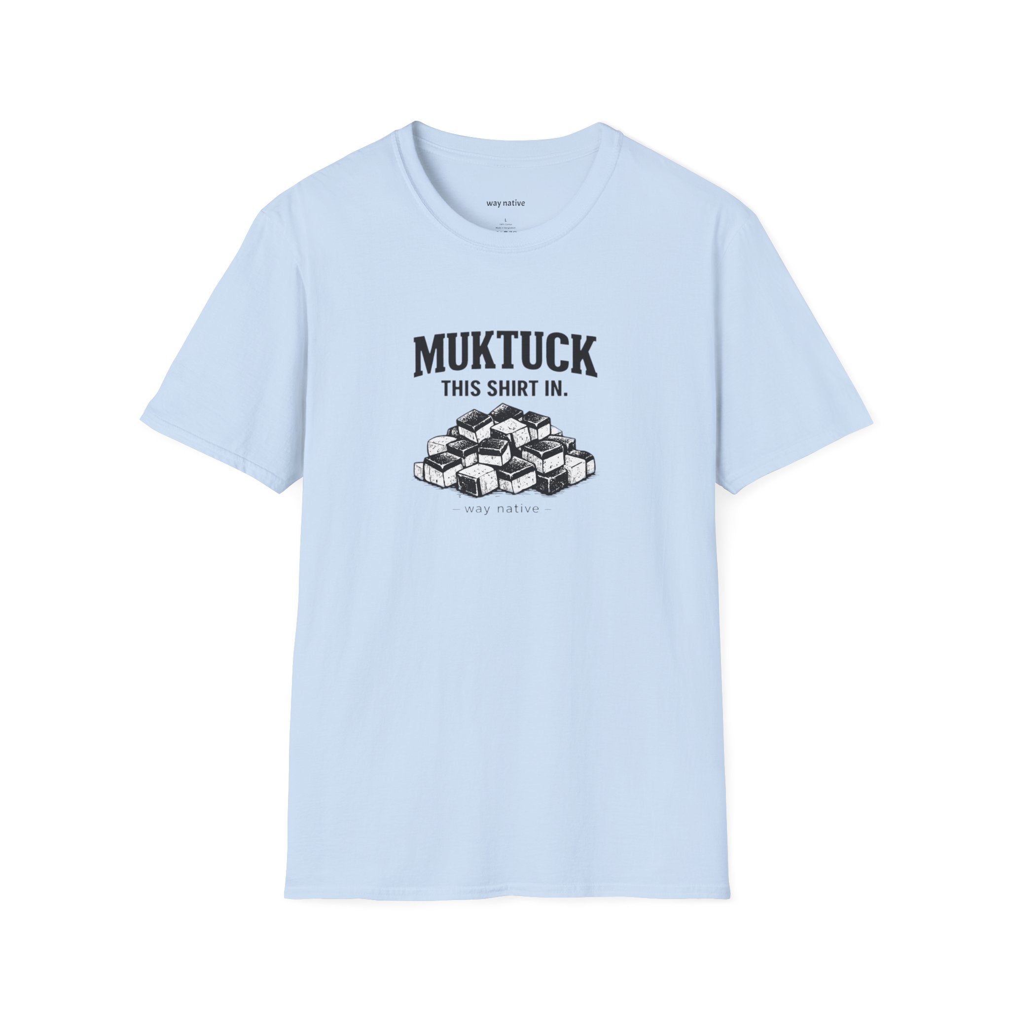 Muktuck "This Shirt In." T‑Shirt — Vintage Seafood Shack Graphic Tee