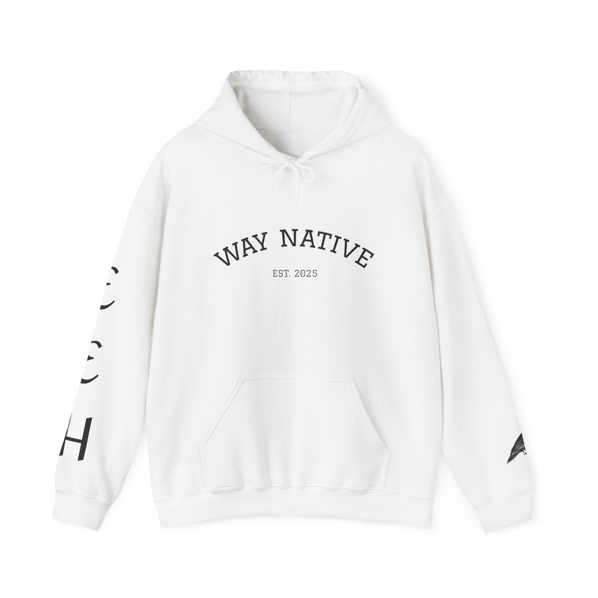 Way Native Hoodie — Playful Eskimo Character Pullover (Est. 2020)